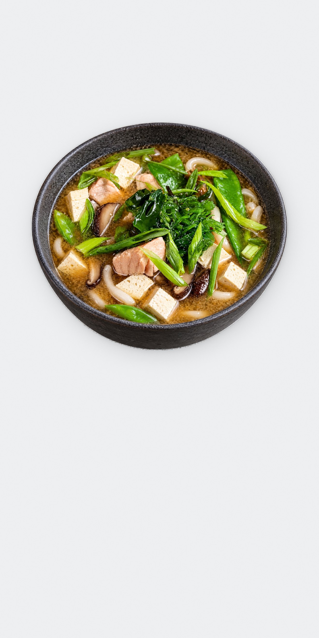 Miso sriuba su lašiša